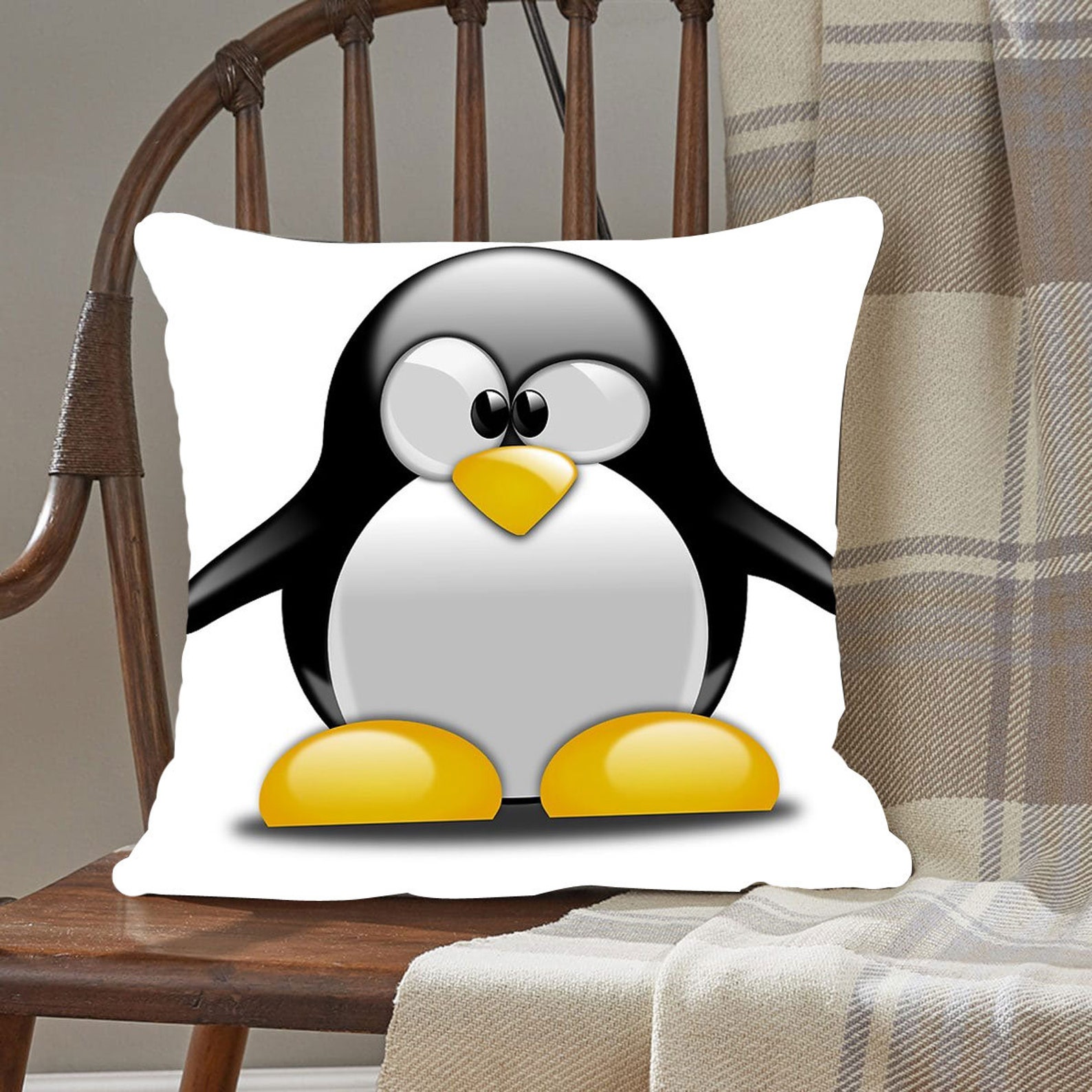 Baby Penguin premium pillow case Etsy