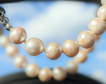 10mm Baroque Pearl Choker, Real Freshwater Pearl, Classic Pearl Necklace, Wedding, Bridesmaid Gift, Gift for Her, Fashion Jewellery, Bridal