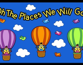 Oh The Places You Will Go Bulletin Board Kit