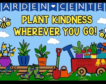 Plant Kindness Bulletin Board Kit: Classroom, Library Decor