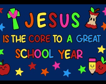 Jesus Is The Core Bulletin Board Kit: Church School Classroom Decor