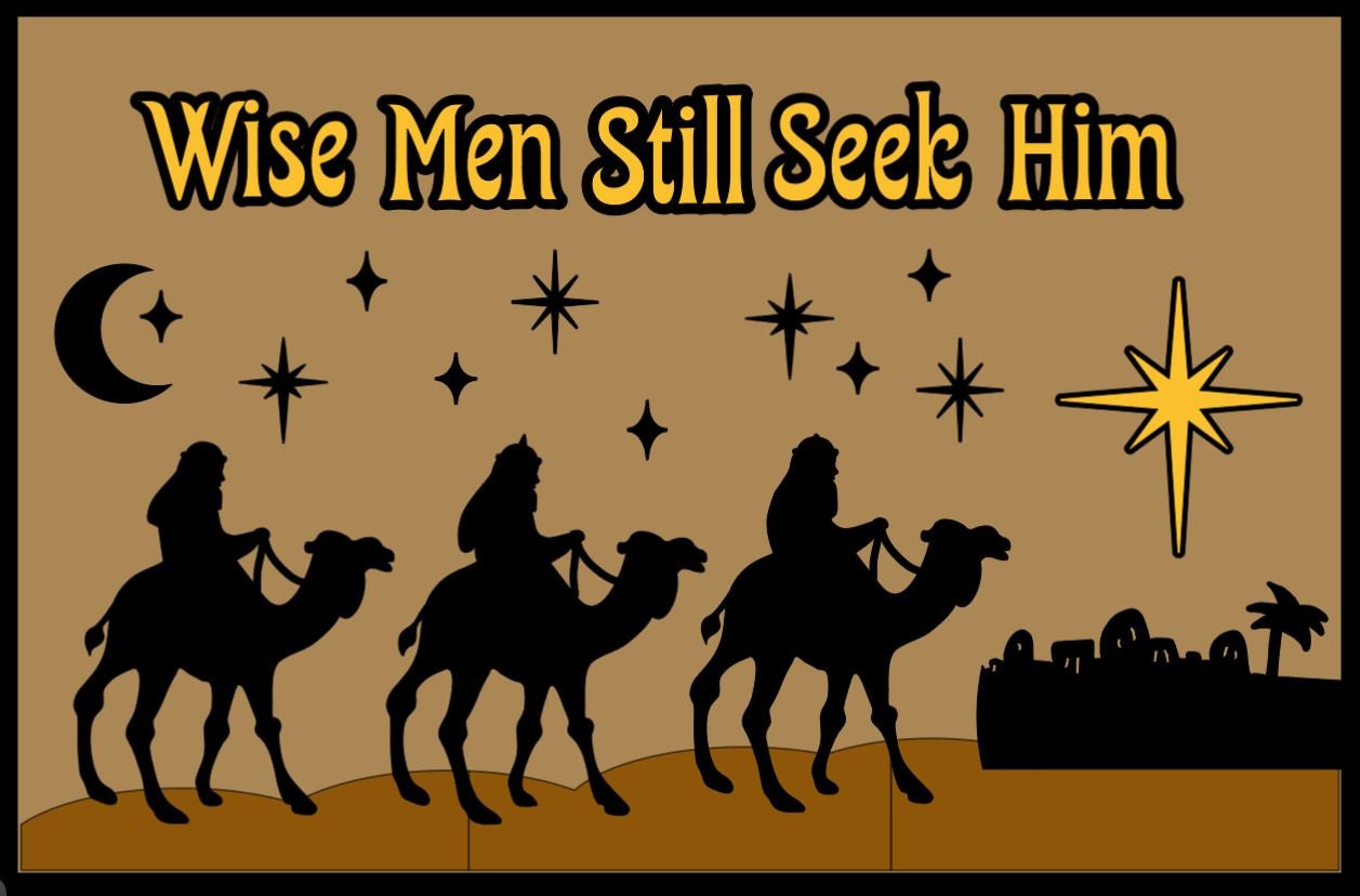 Wise Men Still Seek Him Bulletin Board Kit, Christmas, Nativity