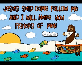 Jesus Said Bulletin Board Kit: Church School Classroom Decor