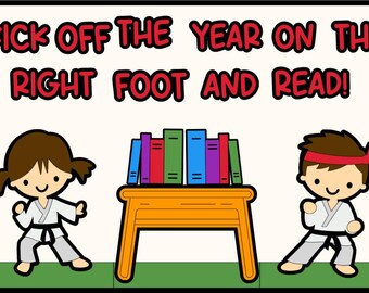 Kick Off The Year Bulletin Board Kit: Classroom Library Door Decor