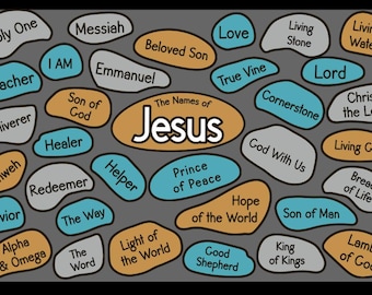Names of Jesus Bulletin Board Kit: Church Classroom Decor