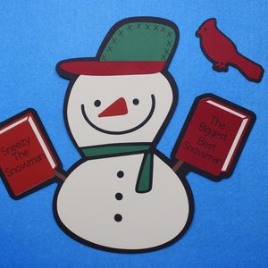 It's Snow Secret Reading Is Cool Bulletin Board Kit, Reading, School, Library, Classroom, Door Decoration, Librarian, Teacher, Snow, Winter image 4