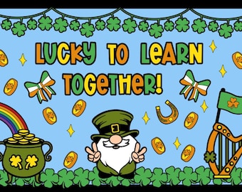 Lucky To Learn Bulletin Board Kit