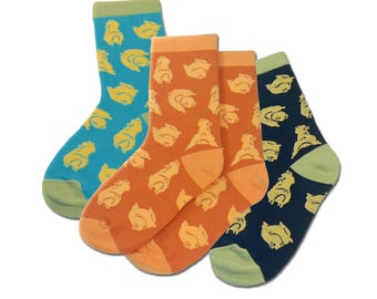Adorable Alpaca Crew Socks: Funny Animal Cotton Unisex Socks