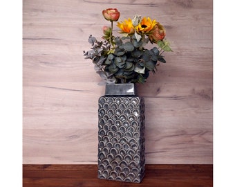 Rectangular Grey Vase...