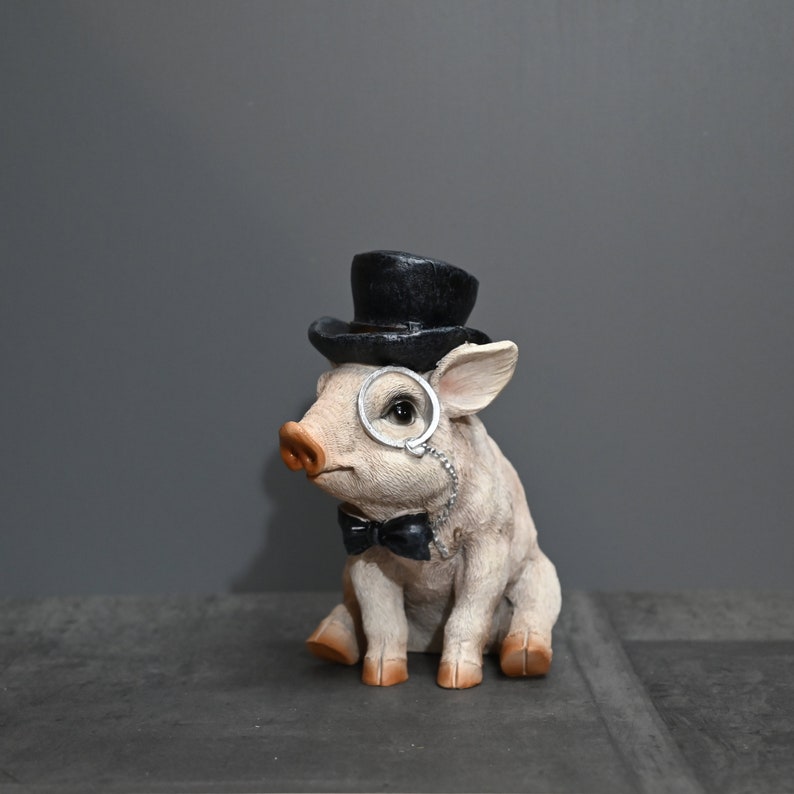 Pig With Monocle image 2
