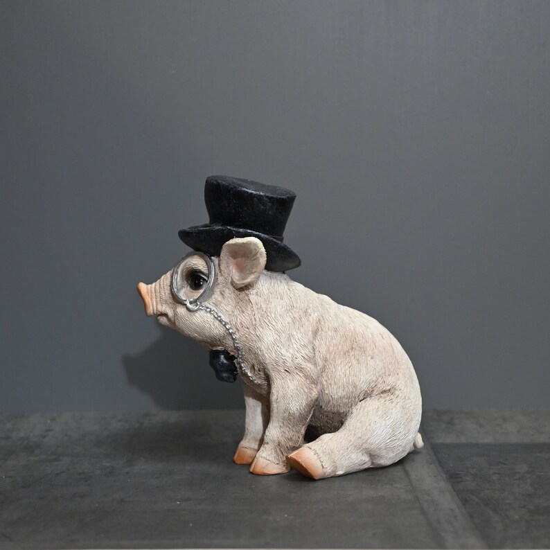 Pig With Monocle image 3