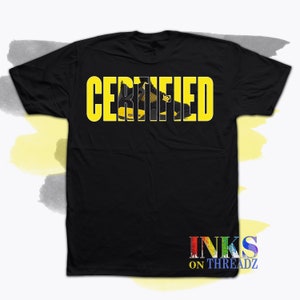 Sneaker Match Tees, J4 Thunder Certified T - Shirt,Black and Yellow Graphic Tee, Retro Urban Streetwear Tee Unisex, Sneaker Match Shirts