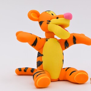 Edible Fondant Cake Toppers Tigger by EdibleDesignsByLetty  Winnie the  pooh cake, Fondant cake toppers, Birthday cake kids