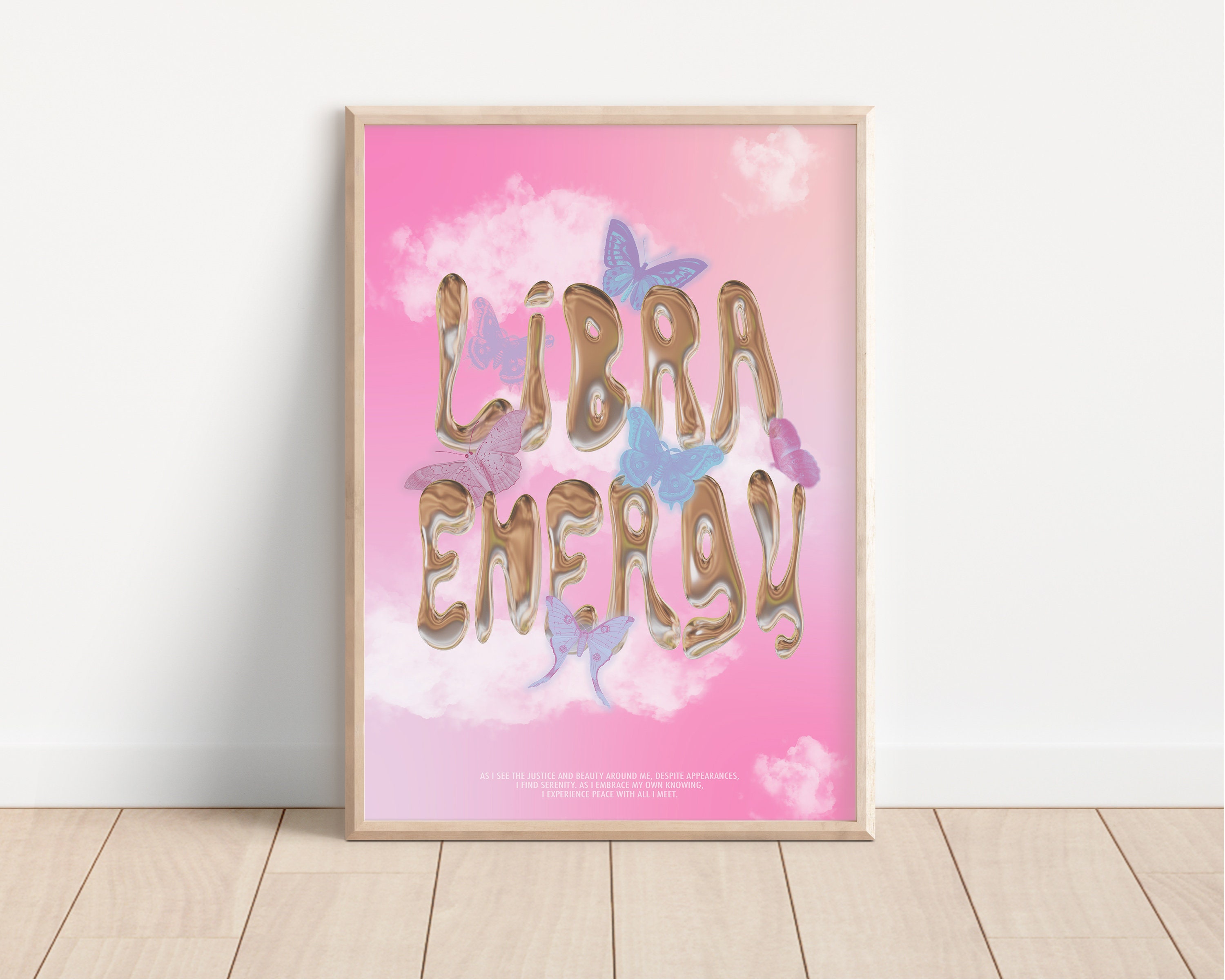 Printable Y2k Zodiac INSTANT Dorm Sign Aesthetic Etsy Art Print Libra Room DIGITAL 2000s - Star Gift, Poster Print, DOWNLOAD