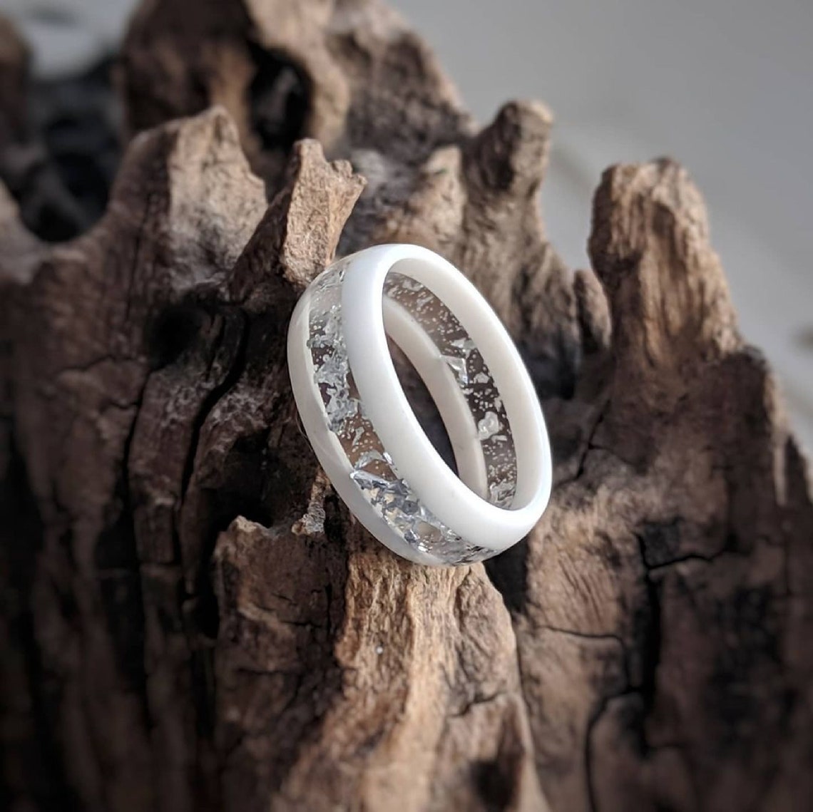 New. Ring made of epoxy jewelry resin. Handmade ring. Etsy
