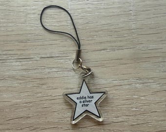 9-1-1 Eddie Diaz Silber Stern Handyanhänger