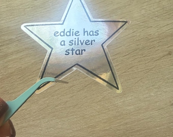 9-1-1 Eddie Diaz Silver Star Sticker