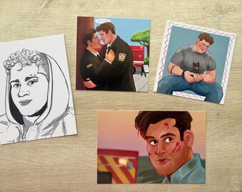 9-1-1 Buddie Mini Prints
