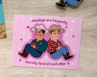 Buddie Cowboys Mini Print