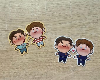 9-1-1 Buddie Chibi Stickers