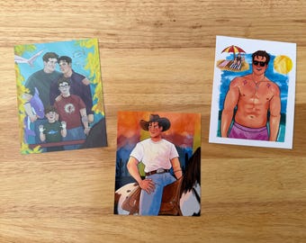 9-1-1 Eddie Diaz and Buckley Diaz Family Mini Prints