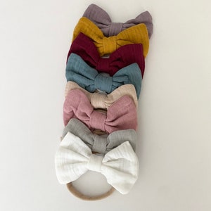 Baby Head Bows |baby Hair Accessories | Newborn Head Bows - Etsy