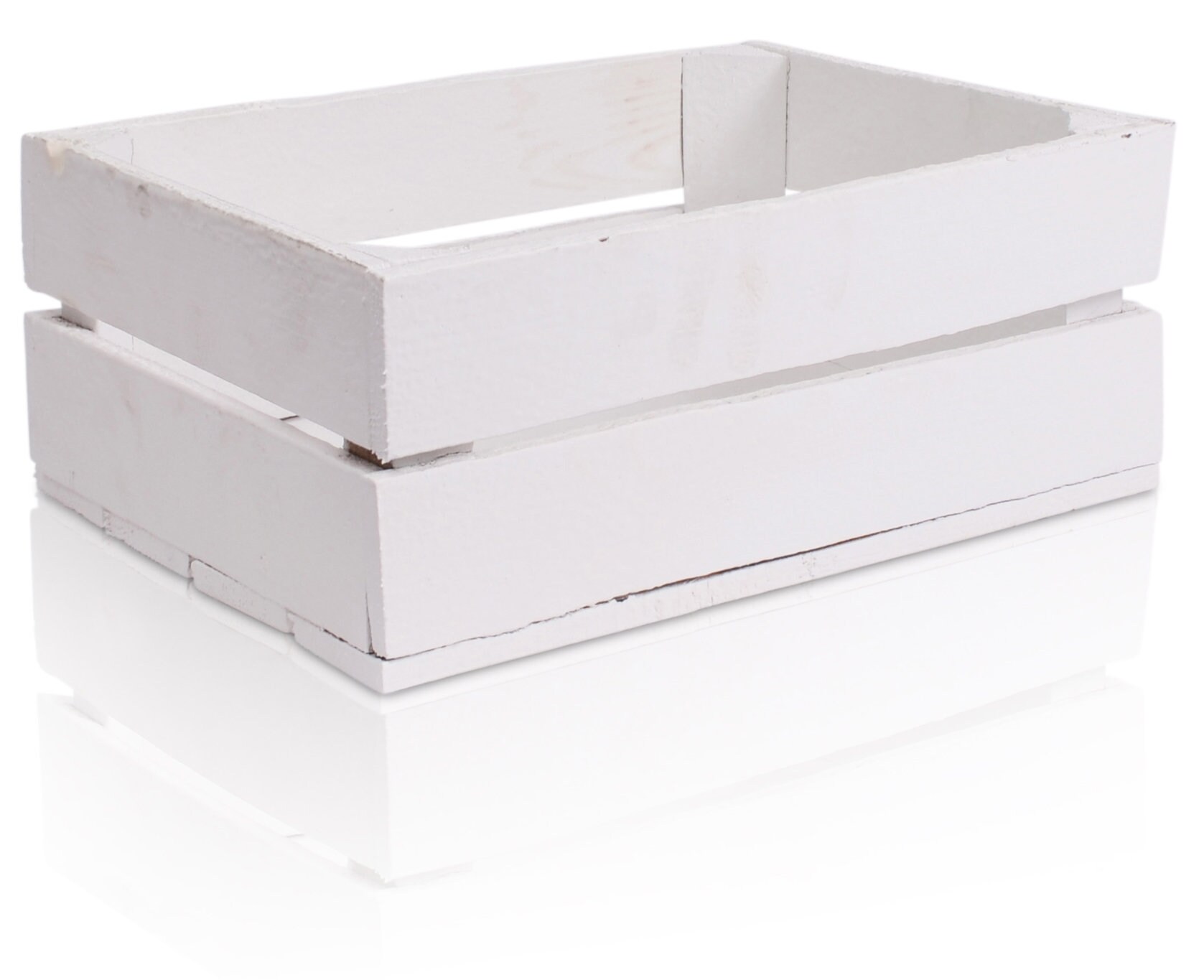 Wooden Box White Vintage Look 38x28x15cm Wooden Shelf Box Etsy