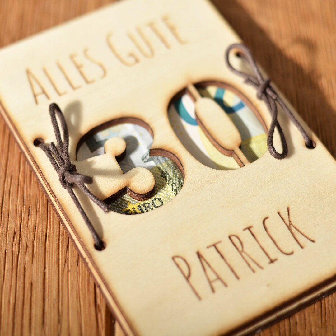 Holzkarte Für Geldgeschenke - XL 20x15cm - Hochzeitsgeschenk Mit Gravur - Für Brautpaare