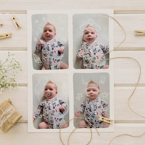 Fun, personalized, custom birth announcement
