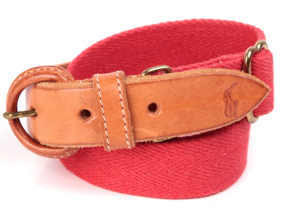 Vintage POLO Ralph Lauren Belt Leather 