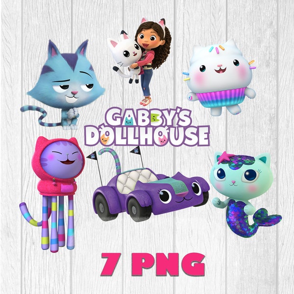 Dollhouse PNG | bundle| Dollhouse Digital files|Dollhouse birthday| Instant Download