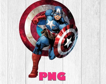 Captain America Fan Art PNG: AI Designed Superhero Wallpaper