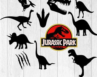 Jurassic Dinosaur Clipart SVG Bundle: Dino Birthday (Digital Download)