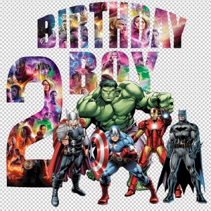 Avengers Birthday 2 Boy Clipart Png Super Heroes Avengers Png, Avengers