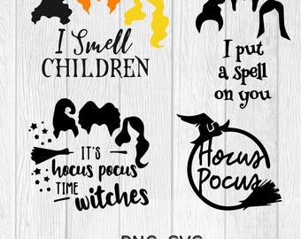 Retro Witches Movie SVG PNG, Thug Life Halloween Design