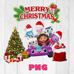 Christmas Dollhouse PNG | Dollhouse Digital files|Dollhouse birthday| Instant Download