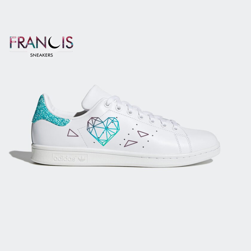 Adidas Stan Smith Custom geometric 
