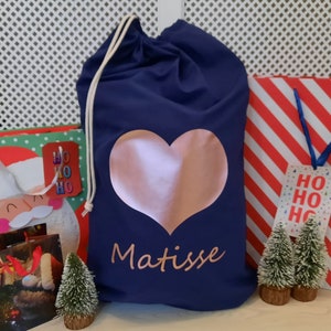 Personalised Santa Sack - Birthday Gift Bag - Name Christmas Gift Bag - Personalised Sack - Child’s Christmas Gift Sack - Santa Toy Bag