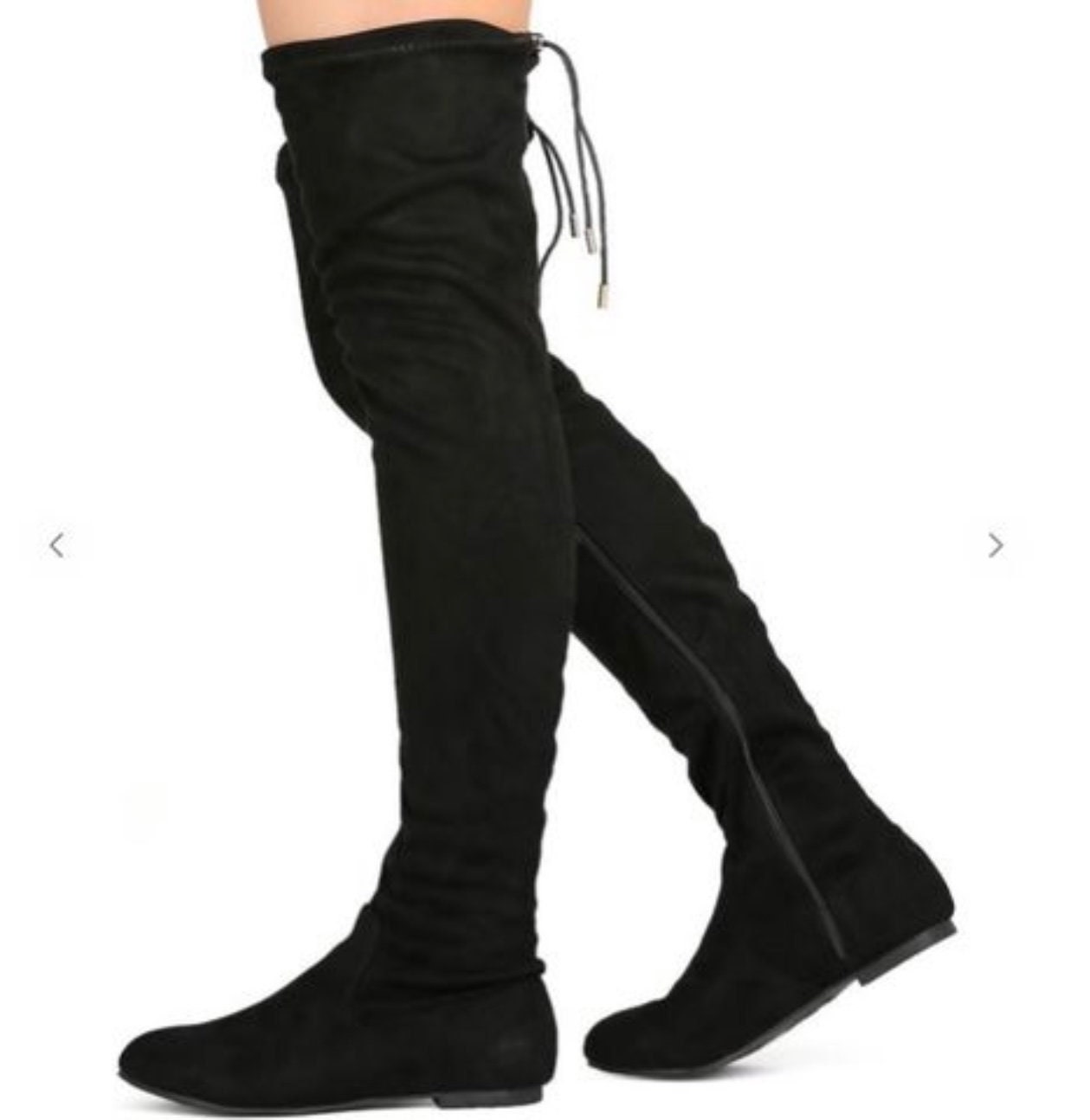 Cute black thigh high boots shop