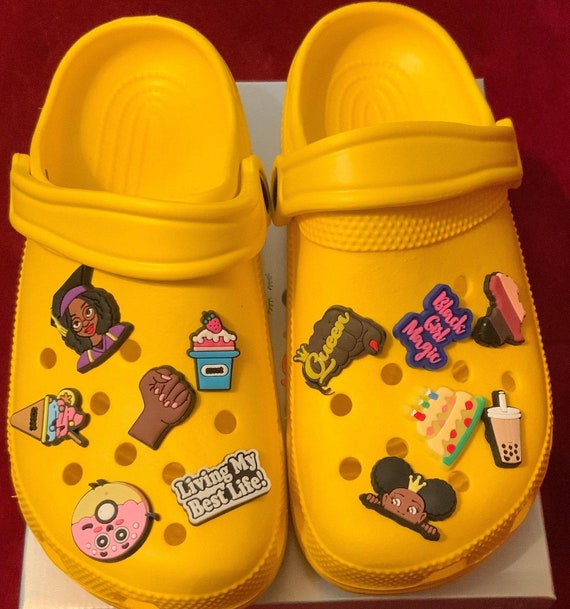 Black Girl Magic Crocs Etsy