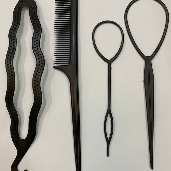 Ensemble de 4 outils de coiffure