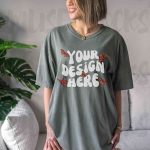 コンフォートカラーズ モックアップ モス 1717 コンフォートカラーズ Tシャツ モックアップ モス Tシャツ モックアップ モックアップ オーバーサイズ コンフォートカラーズ グリーン シャツ モック C1717