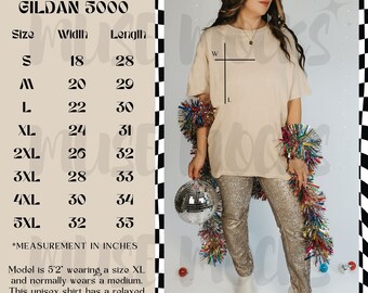 Gildan 5000 Size Chart Gildan Size Chart 5000 Size Chart Gildan 5000 Mockup Gildan Mockup Gildan Mockups Model Gildan Sizing Chart Mock ups