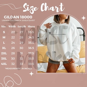 Gildan 18000 Größentabelle Gildan Größentabelle Sweatshirt Größentabelle Gildan 18000 Mockup Gildan Mockup Gildan Mockups Modell Gildan Größentabelle