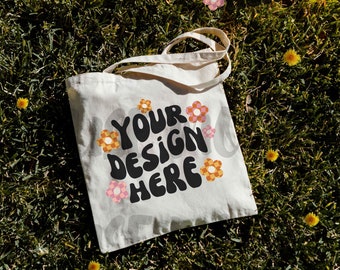 Maqueta de bolsa Tote Maqueta de lona Tote Bag simulacro de bolsa de mano Natural Tote Mock Tote Bag Maqueta de bolsa Maqueta de bolsa Retro maqueta de bolsa de mano Maquetas de tote Maquetas