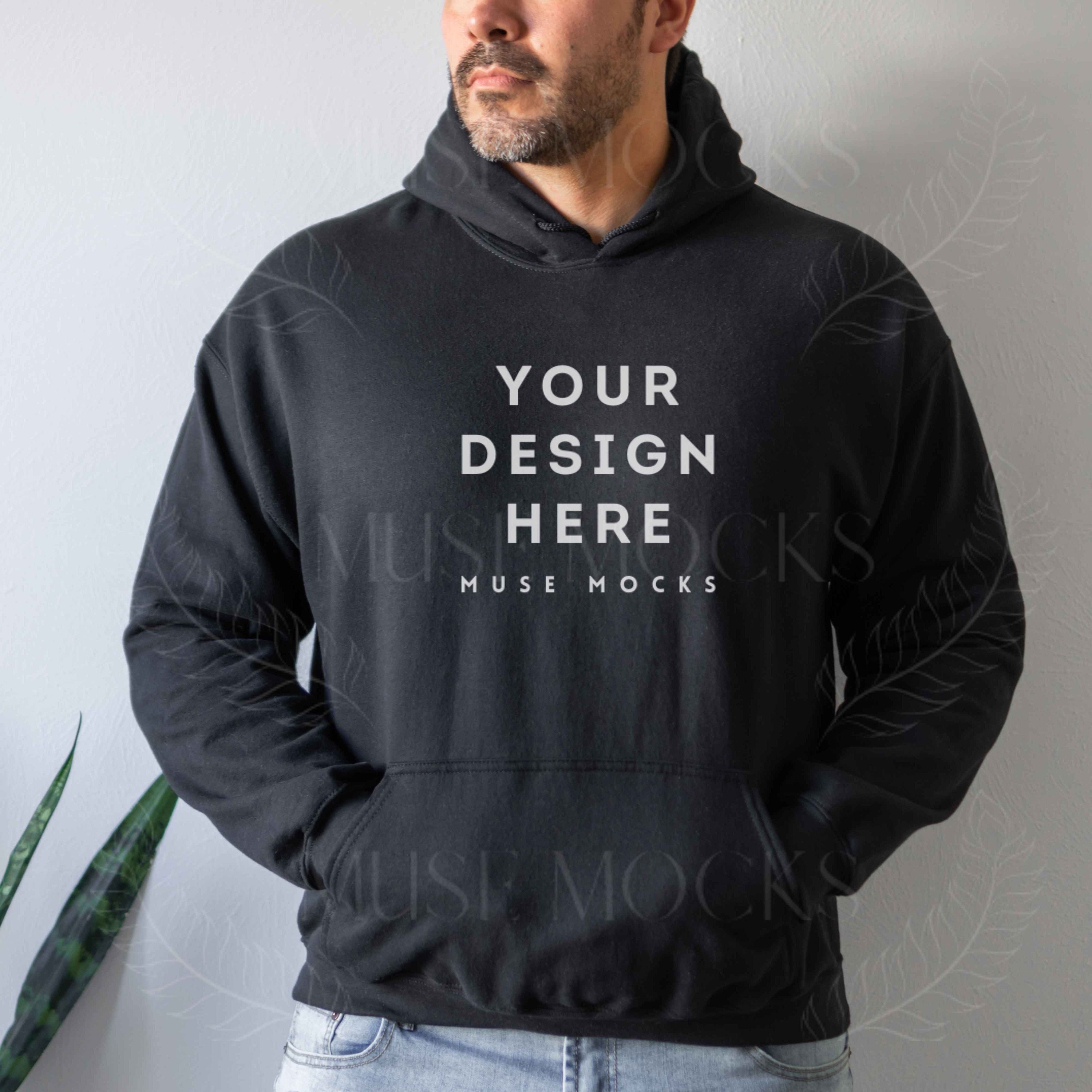 Black Hoodie Men - Etsy Singapore