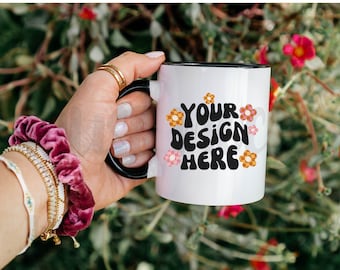 Tasse Mockup Schwarze Henkel Tasse Mockup Schwarze Akzent Tasse Mockup 11 oz Tasse Mockup Kaffeebecher Mockup Mockup Mockup Schwarze Tasse Mockup Schwarze Tasse Mockup