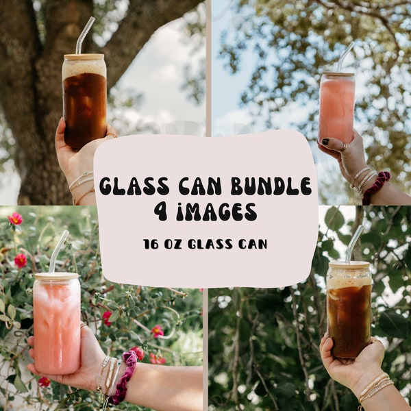 16oz Glass Can Mockup Glass Can Cup Libbey Glass Mockup Glass Can Mockup Bundle Beer Can Mockup Mug Mockup Mock ups Coffee Mug Mock up Boho