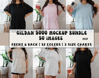 Gildan 5000 Mockup Gildan Mockup Mockup Bundle Gildan Mockup Bundle Tshirt Mockup Bundle Mock-up Bundle Aesthetic Mock-ups Gildan Mock-up