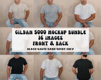 Gildan Shirt mockup Gildan 5000 Mockup Mens Mockup Mockup Bundle tshirt mockup bundle Mock ups Gildan Shirt Bundle Gildan mockup Bundle